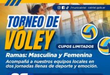 Catriel será sede de un importante torneo de vóley con participación regional