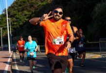 Atletismo- Marcelo Luzuriaga llevó la bandera de Catriel a la Maratón de Río de Janeiro