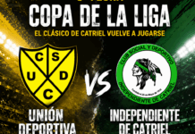 La Copa de la Liga activa la 3° fecha con clásico en Catriel: Unión Deportiva e Independiente se enfrentarán