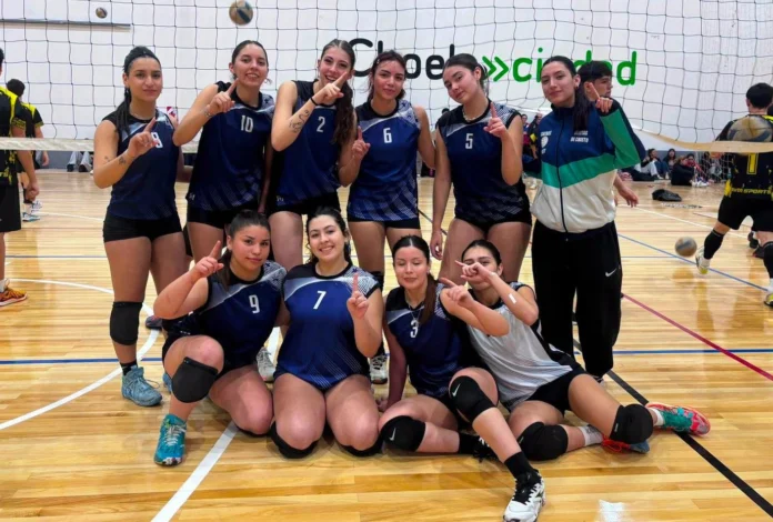 Voley Provincial Sub18-Catriel se consagró en la Copa de Plata y clasificó a la Copa de Oro Provincial