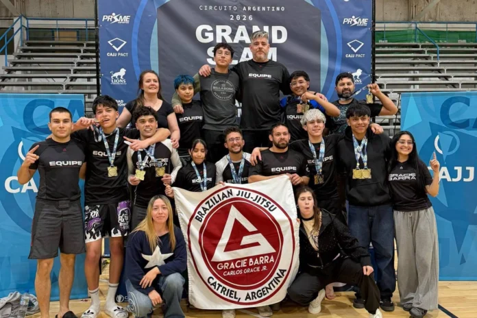 Gracie Barra Catriel brilló en el Grand Slam de Jiu Jitsu en Cipolletti
