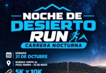 Desierto Run: 25 de Mayo se prepara para una desafiante carrera nocturna entre las bardas Desierto Run: 25 de Mayo se prepara para una desafiante carrera nocturna entre las bardas