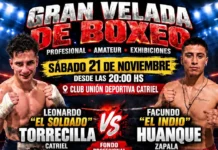Catriel se prepara para una gran velada de boxeo profesional y amateur con destacados combates Catriel se prepara para una gran velada de boxeo profesional y amateur con destacados combates
